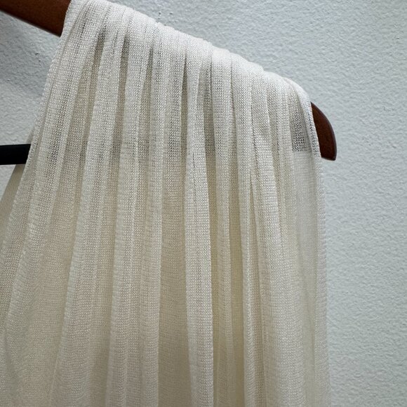 Jil Sander V-Neck Pleated Midi Dress US 4 - Picture 5 of 9